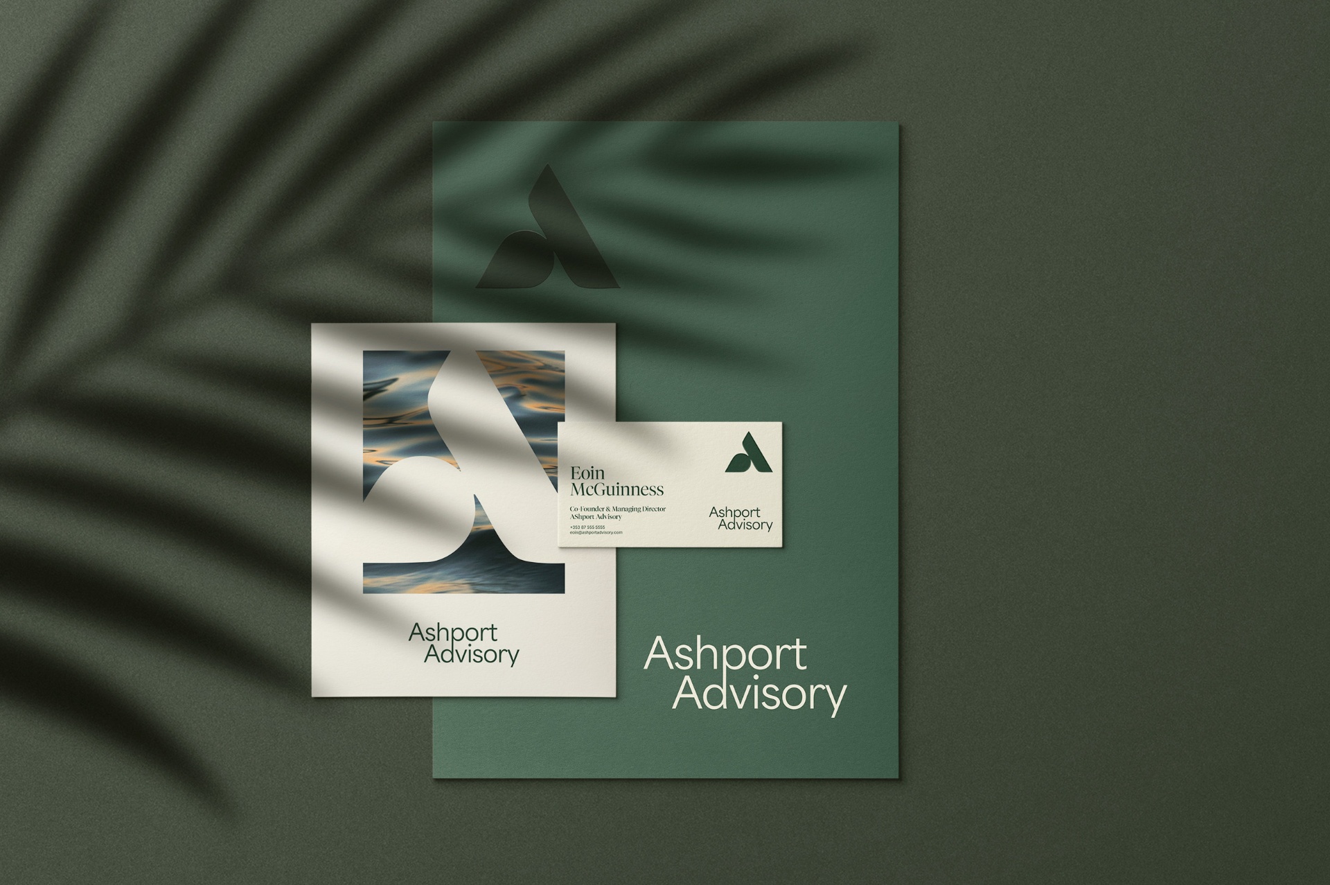 Ashport Advisory — naming, logo, branding and website development