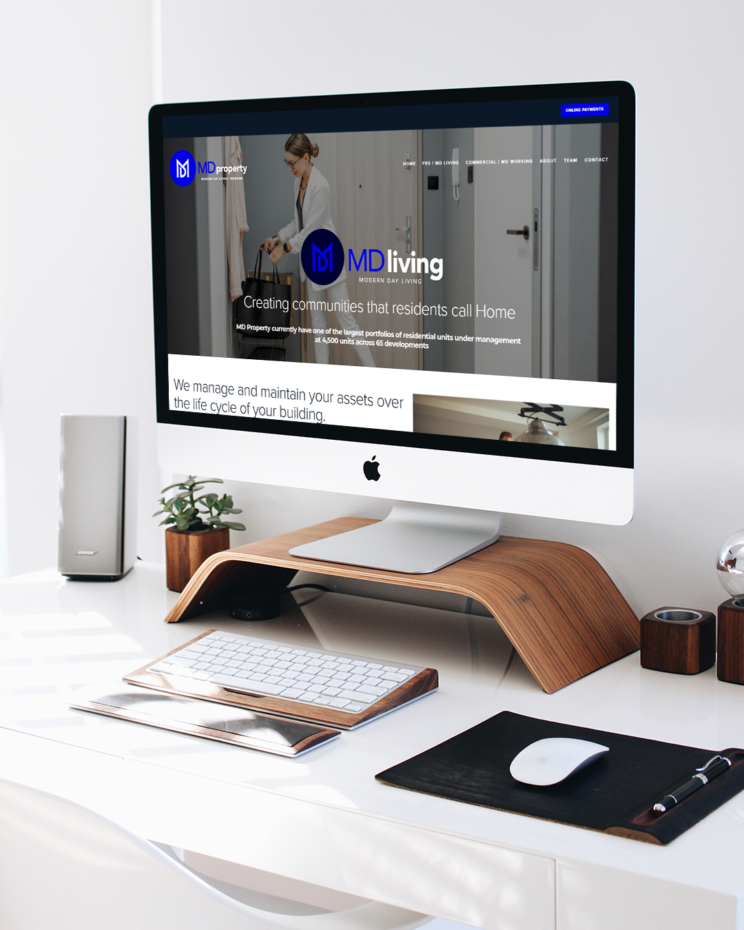 MD Property — logo, branding, website and graphics