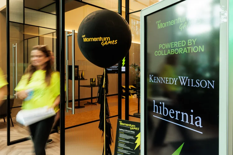 The Momentum Games — branding, website and event environment graphics