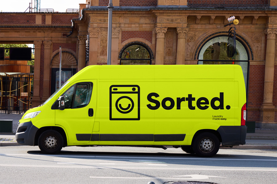 Sorted laundry — branding, campaign, signage and digital